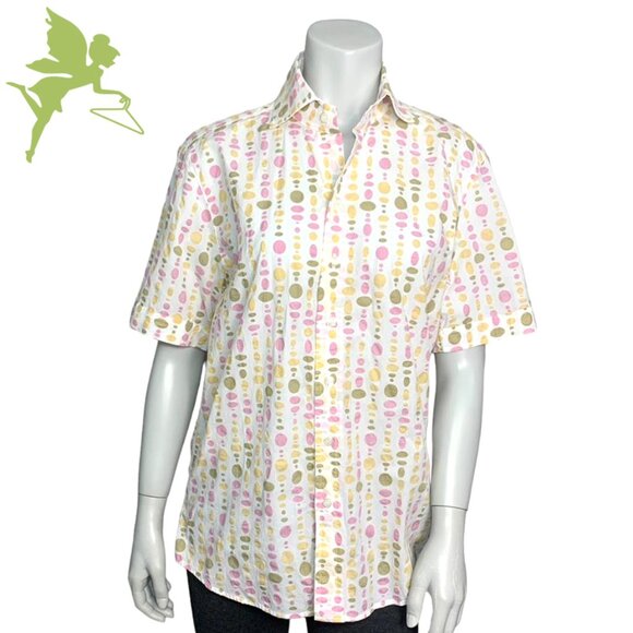 SEAPLANE Men's Short Sleeve Button Down Top - Picture 1 of 8